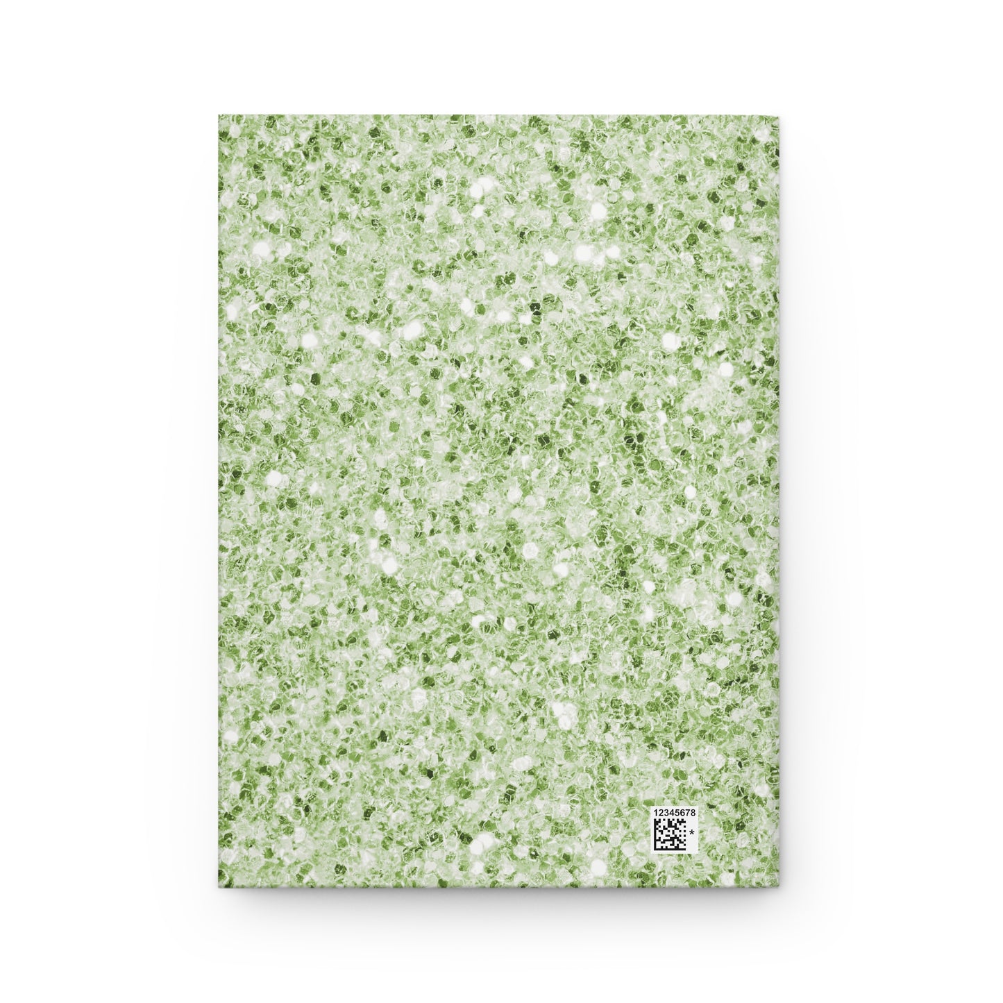 Green Glitter Hardcover Journal Matte