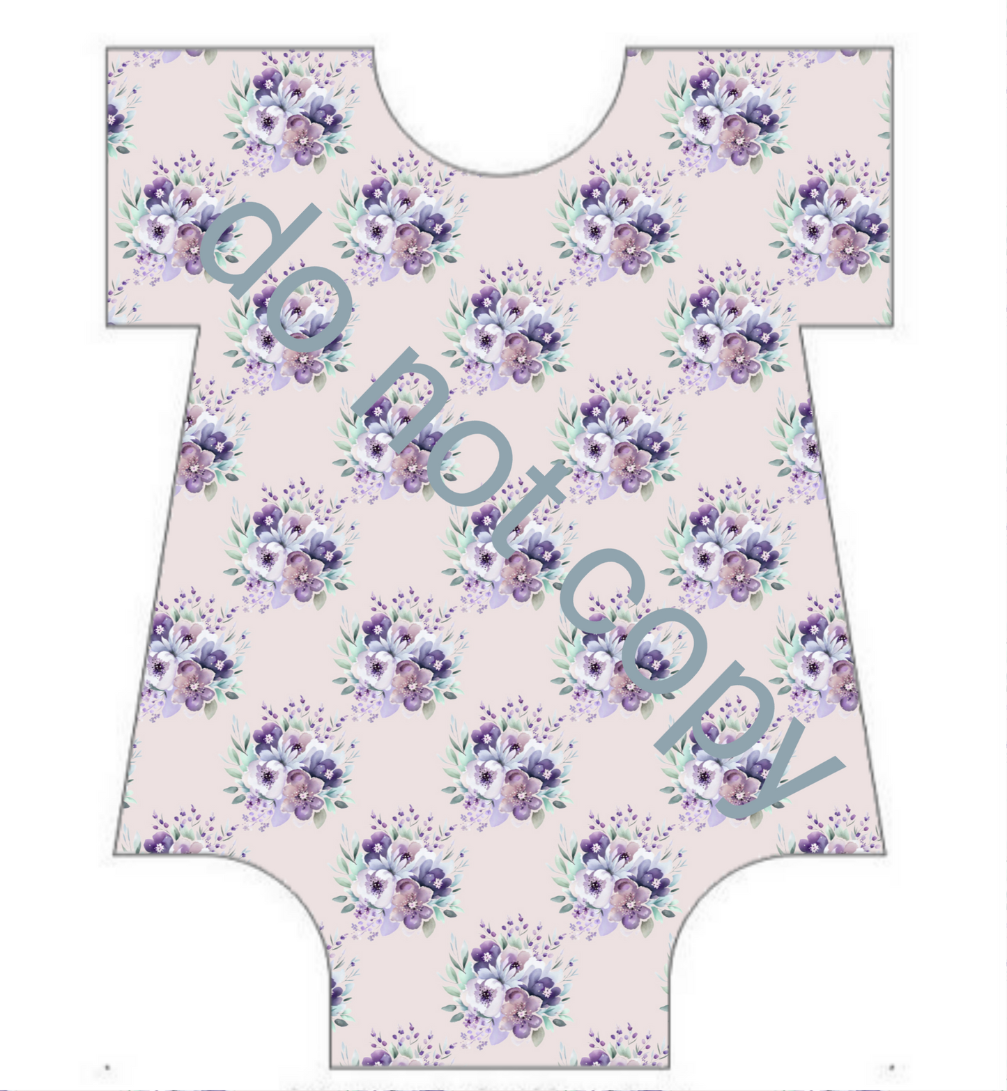 Floral bodysuit invitation downloadable