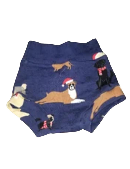 Christmas santa dogs bummies 2t