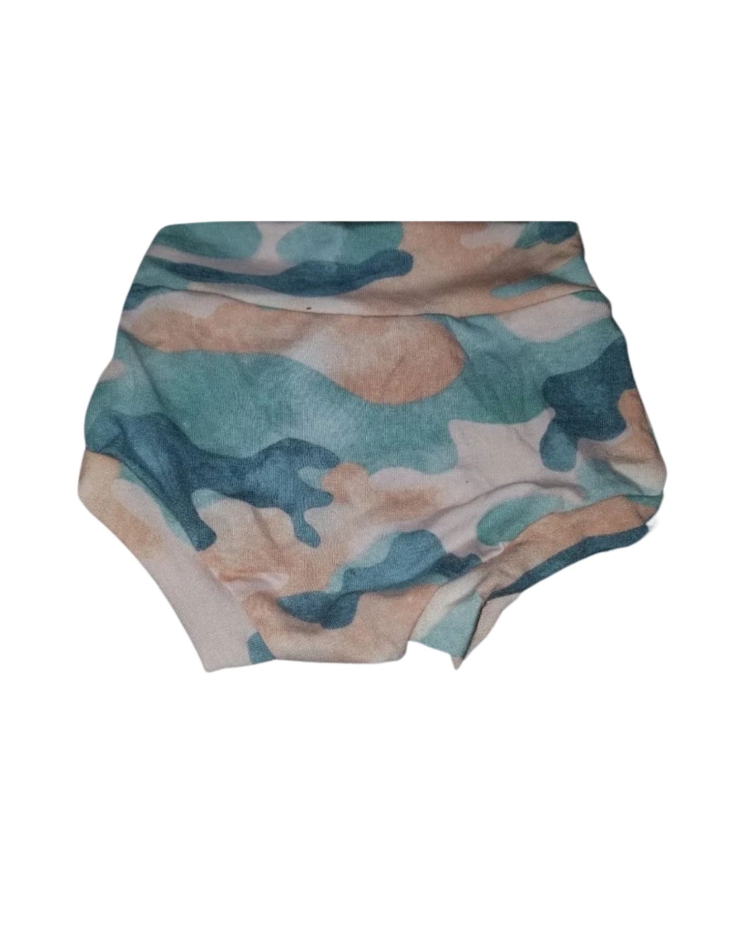 Pink camo bummies 2t