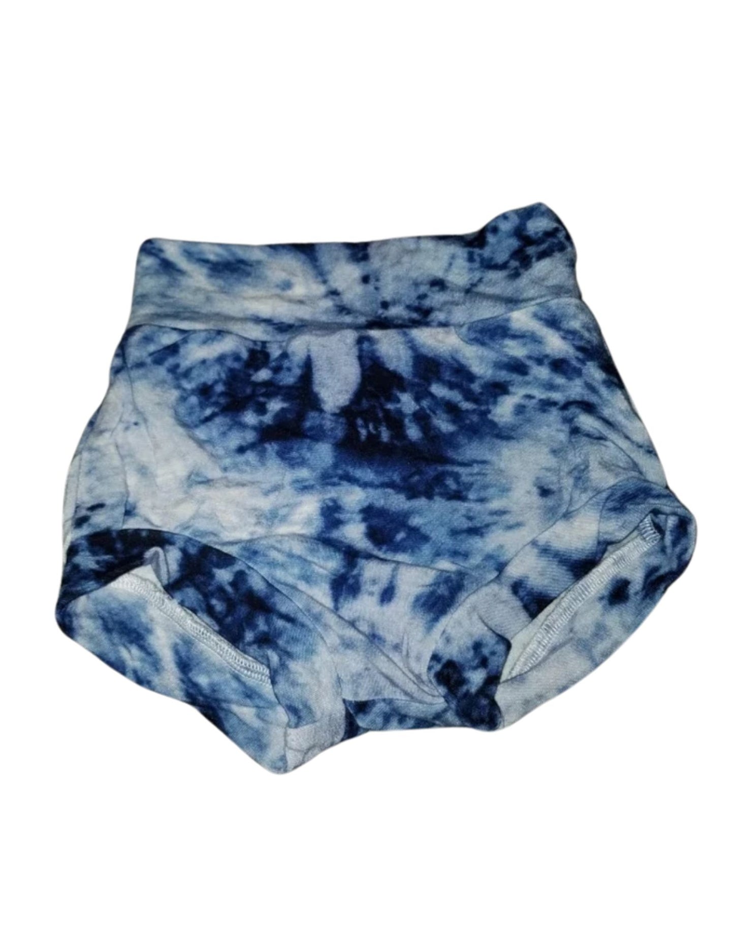 Blue tie dye bummies 2t