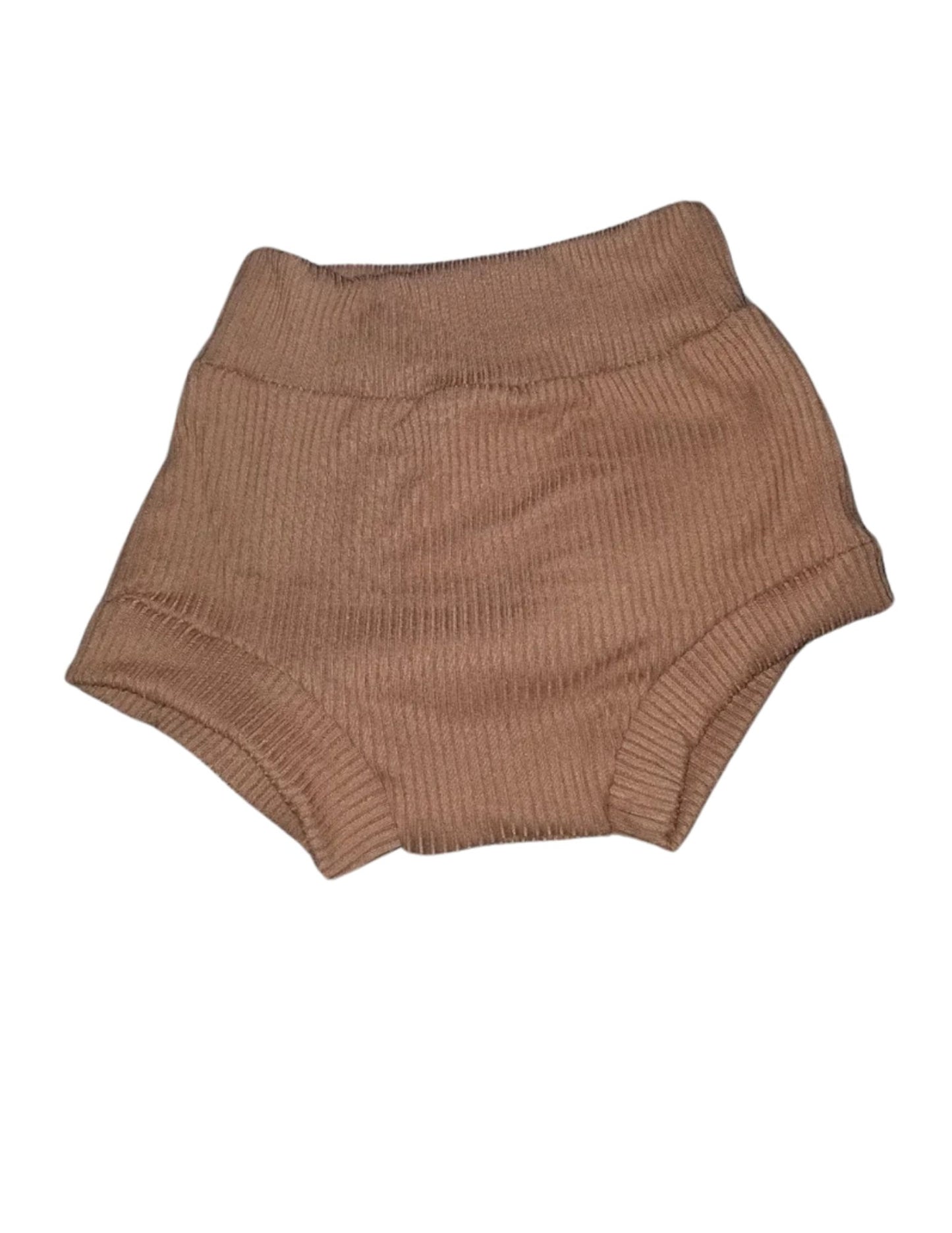 Tan rib knit bummies 2t