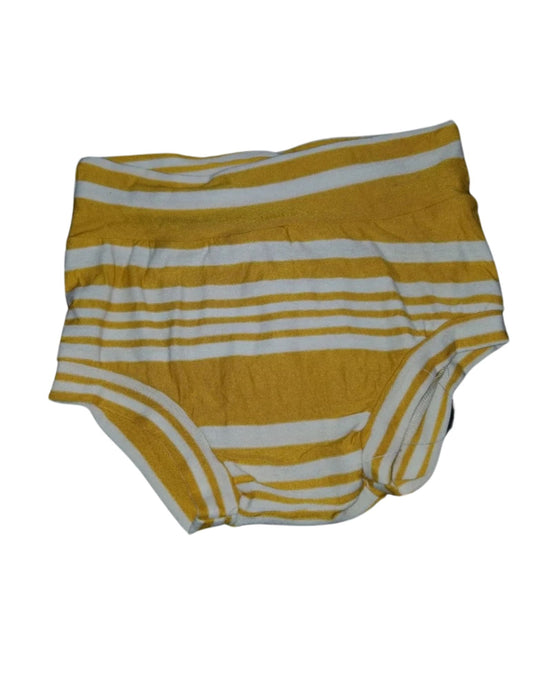 Yellow and white striped bummies