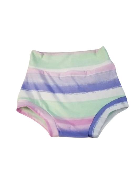 Pastel stripes print bummies 2t