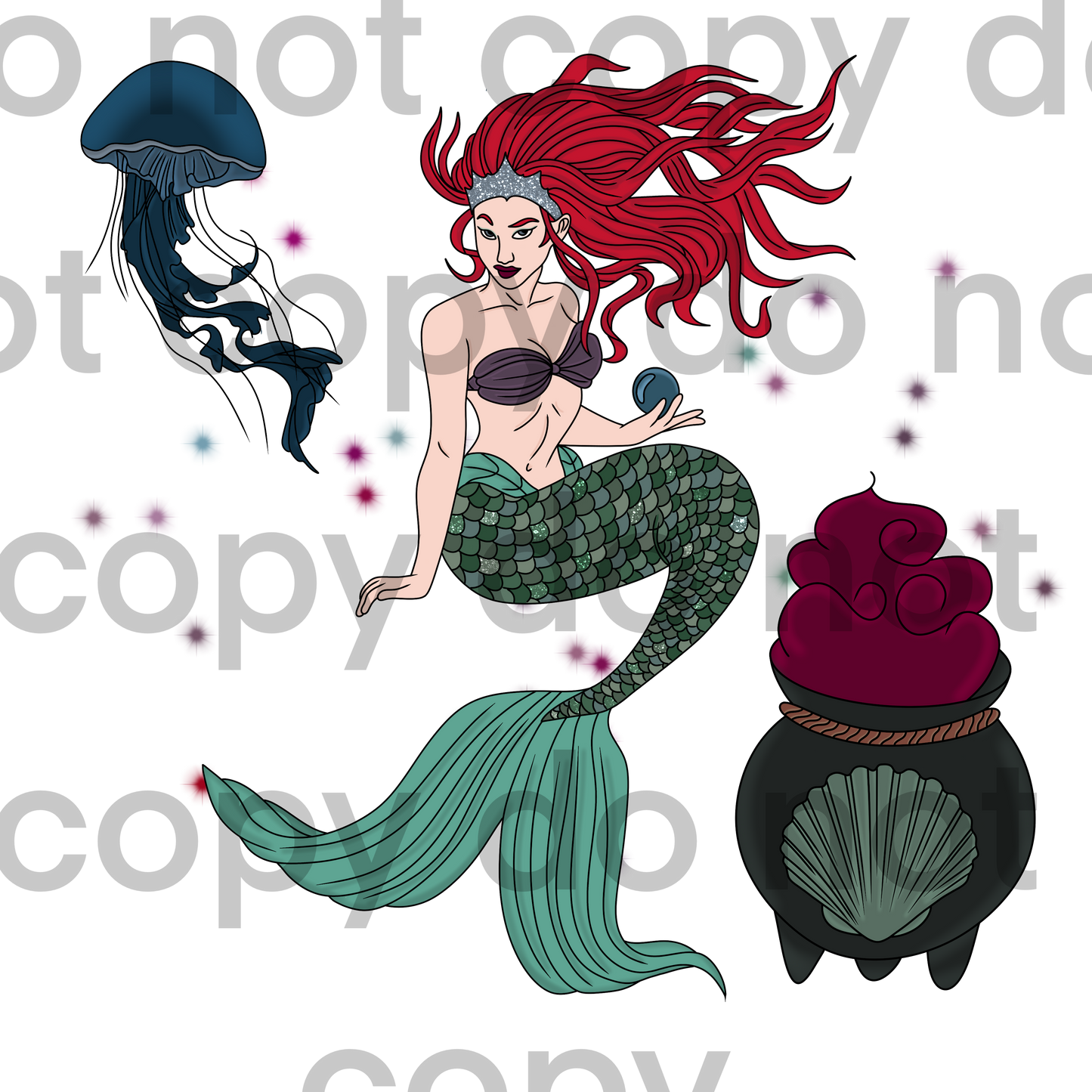 Mermaid Siren PNG