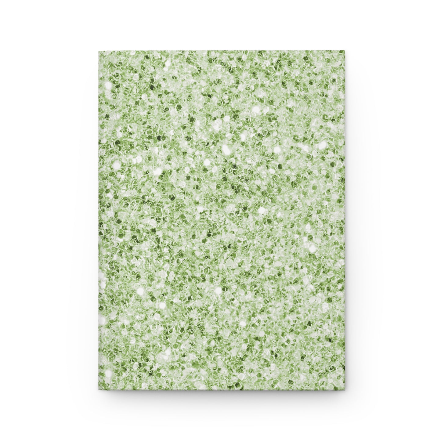 Green Glitter Hardcover Journal Matte