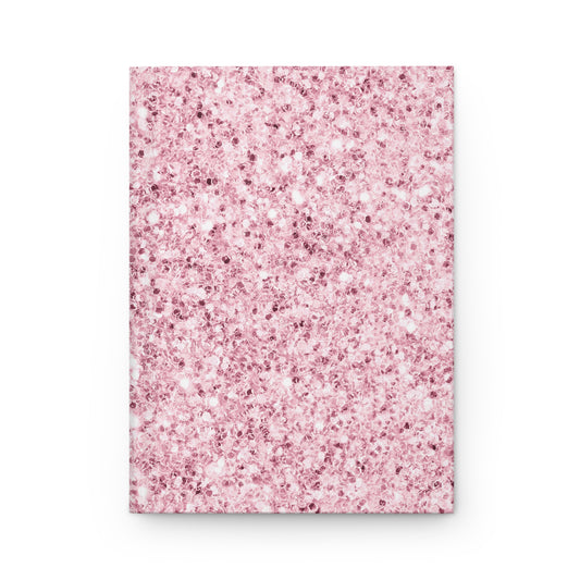 Pink Glitter Hardcover Journal Matte