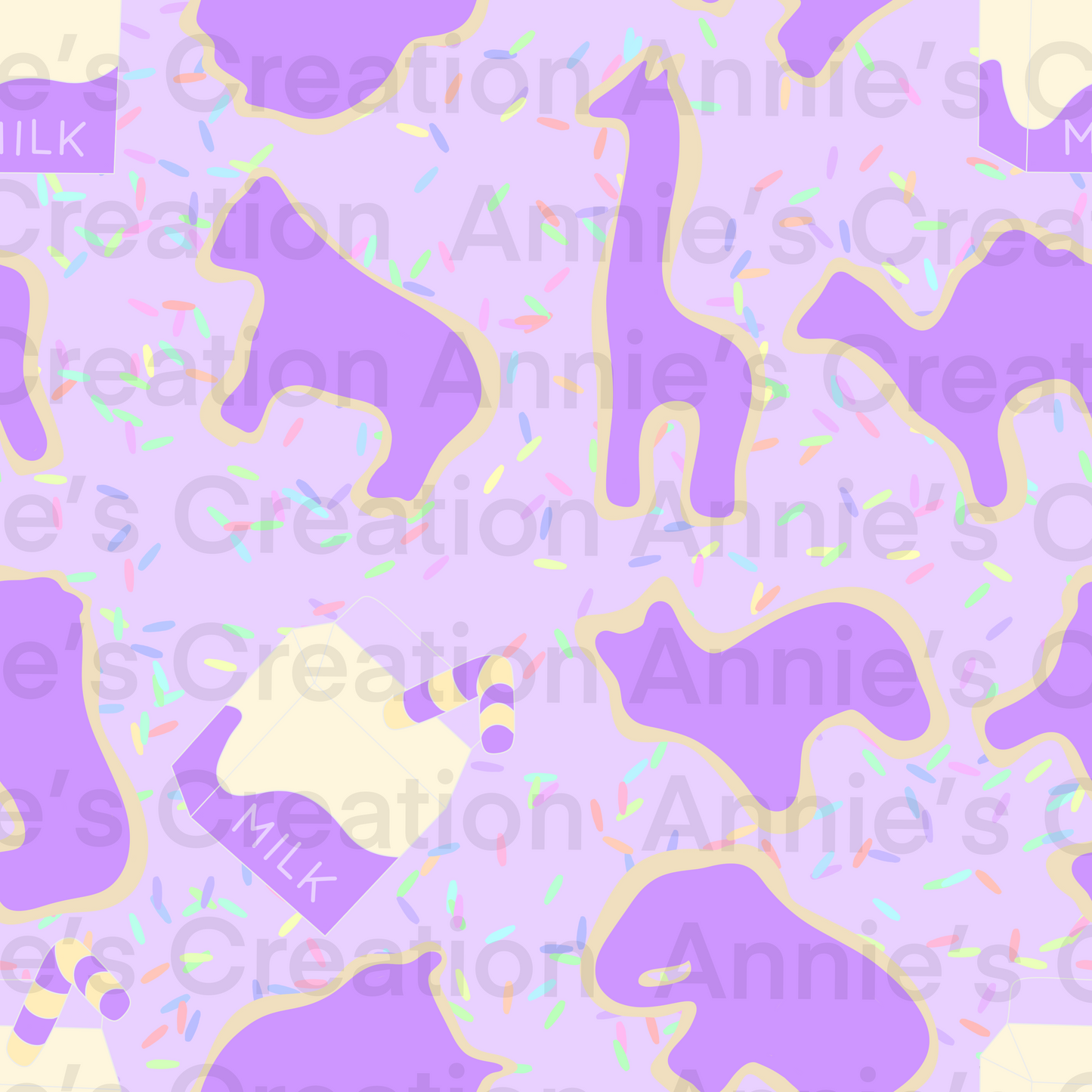 Limited Animal Cookie Frosted Purple  Bundle